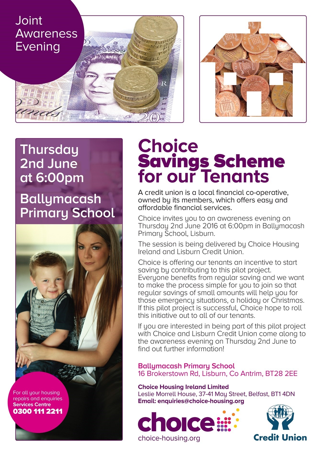Choice Saving Scheme for our tenants