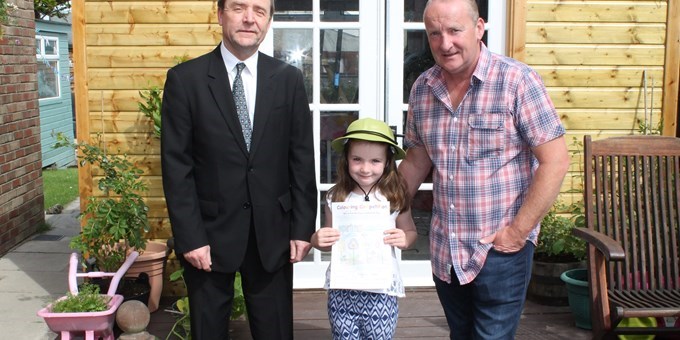 Jorja wins Choice Colouring Competition