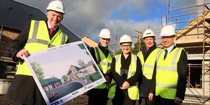 Topping Off  at £3.1m Supported Housing Scheme in Whiteabbey