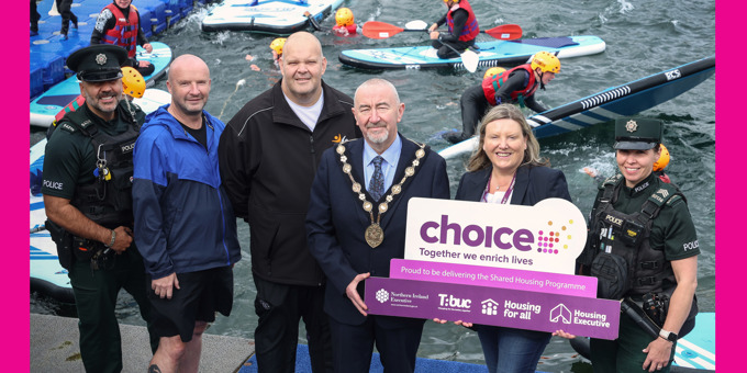 Young people make a splash as Choice launch Shared Housing Week