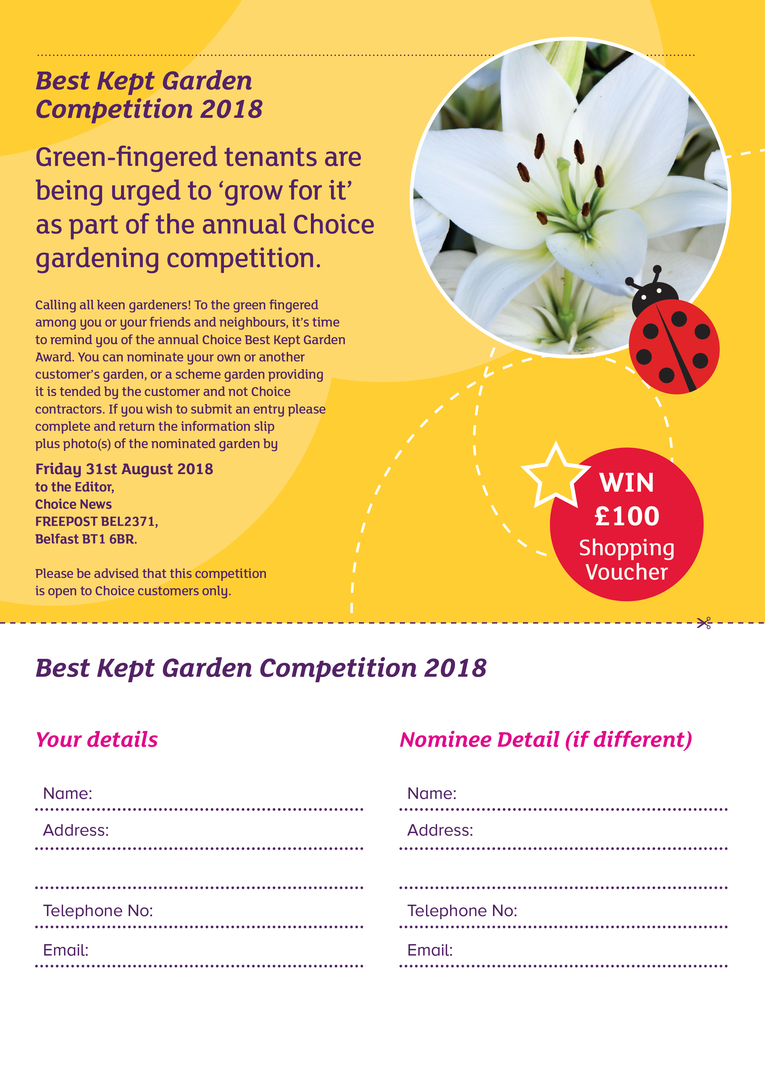 Best Kept Gardening Competition 2018