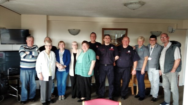 Bleach Green Court gets the low down about Fire Safety