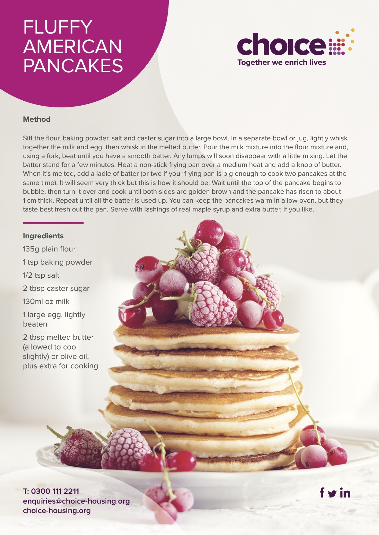 Choice Pancake Recipe