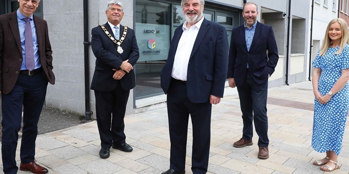 LEDCOM Opens the Work Cube in Ballyclare