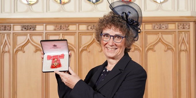 Hazel Bell receives OBE