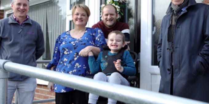 Choice tenant moves into newly modified home for son with rare condition