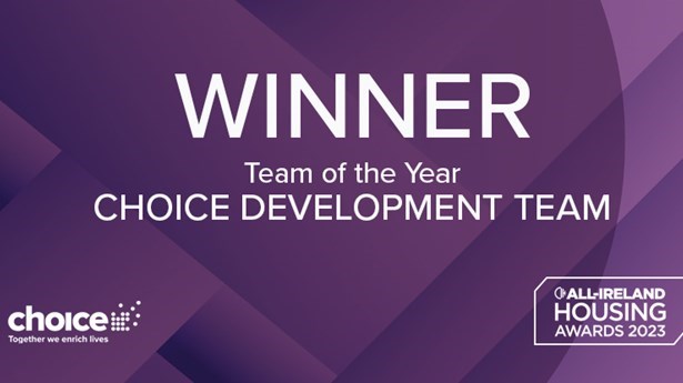 Team of the year- All Ireland Housing Awards