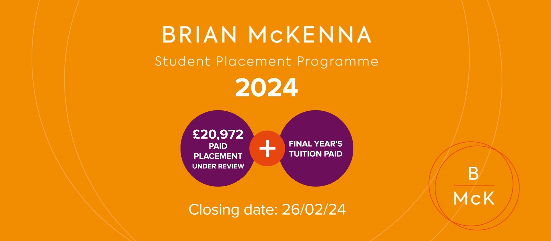 Brian McKenna Placements 2024