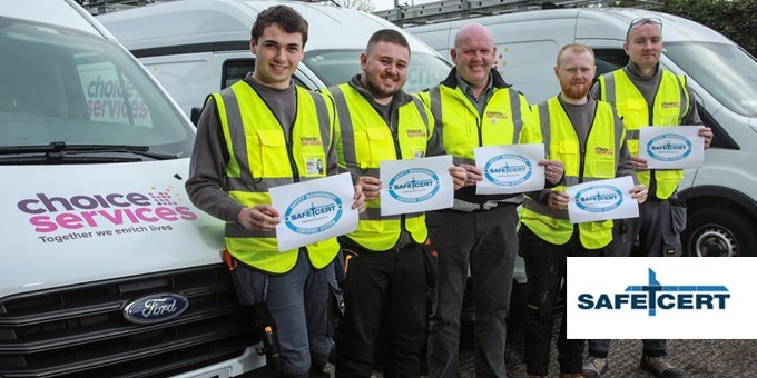 Choice Services continues to improve its health and safety standards with safety certification