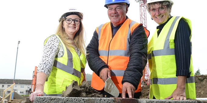Choice marks the start of £2.6m housing scheme in Monkstown