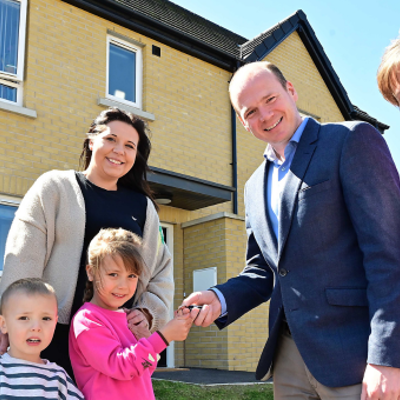 Lyons hails 17% increase in social home building