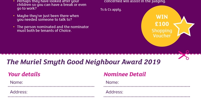 Muriel Smyth Good Neighbour Award 2018