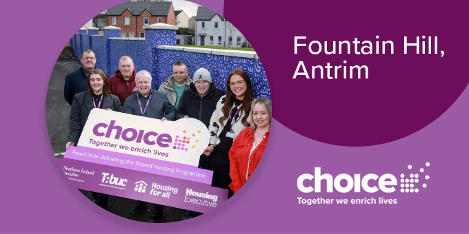 Choice unveils mental health and wellbeing artwork at Antrim estate