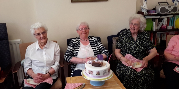 80th Birthday Celebrations for Esther Burns at Strand Court, Belfast