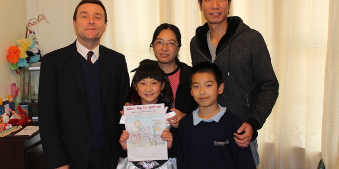 Anna wins Choice Colouring Competition