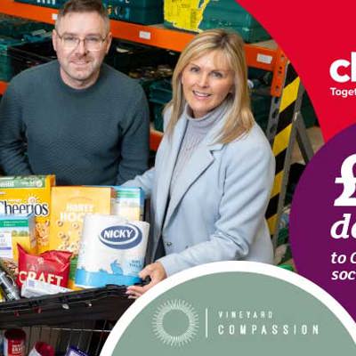 Choice Housing donates £5,000 to support social supermarket in Coleraine